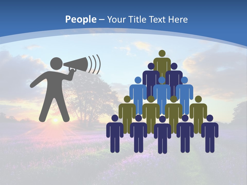 Countryside Color Fields PowerPoint Template