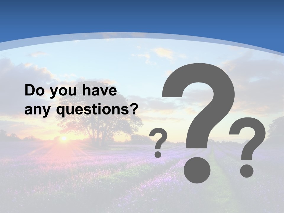 Countryside Color Fields PowerPoint Template