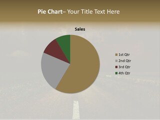 Route Grass Field PowerPoint Template