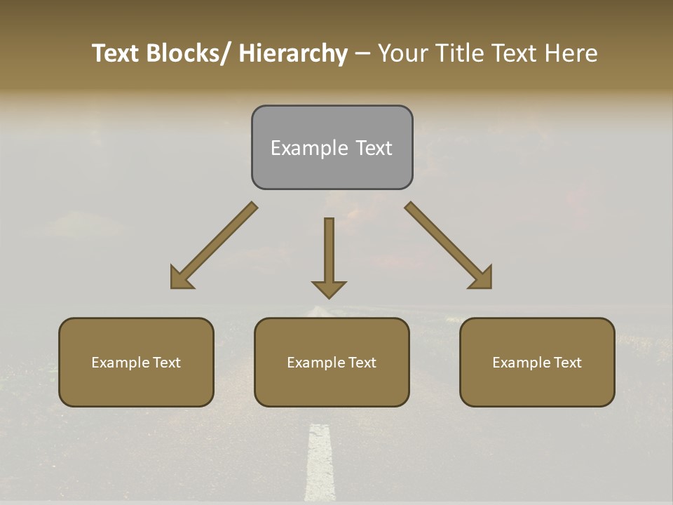 Route Grass Field PowerPoint Template