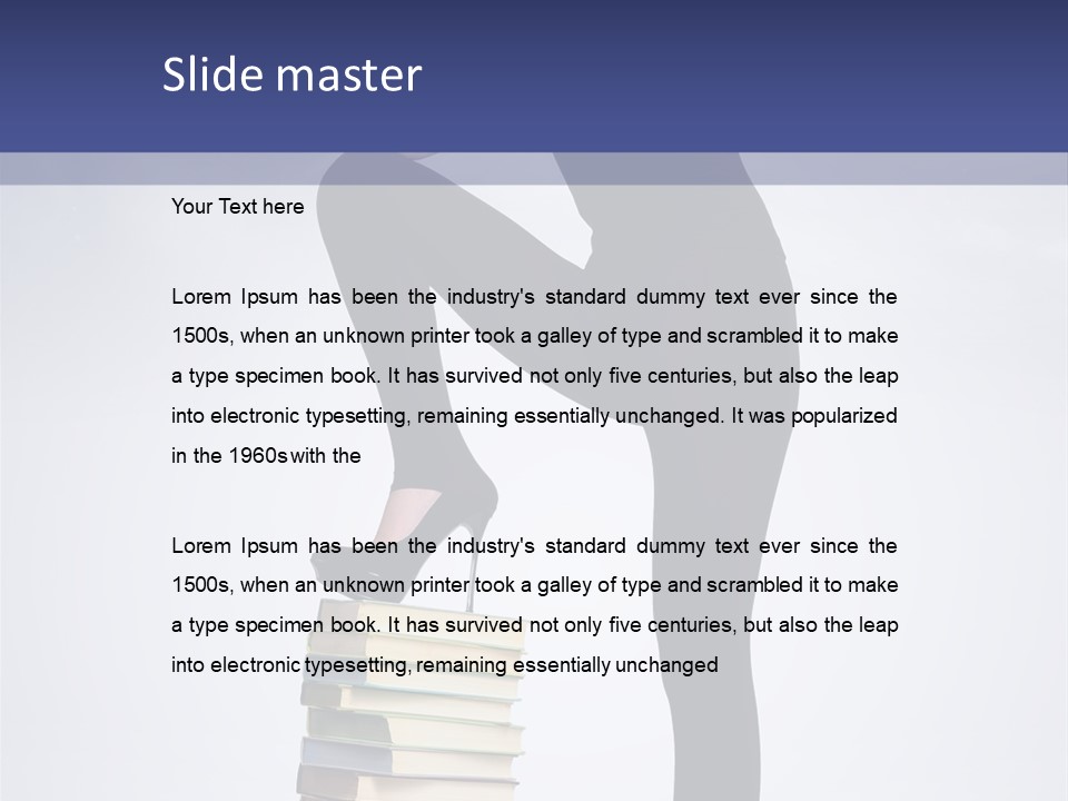 Smart Research Woman PowerPoint Template