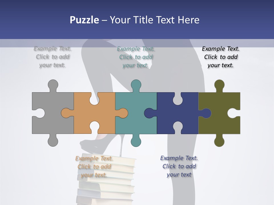 Smart Research Woman PowerPoint Template