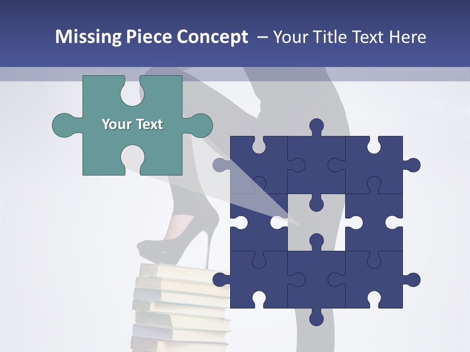 Smart Research Woman PowerPoint Template