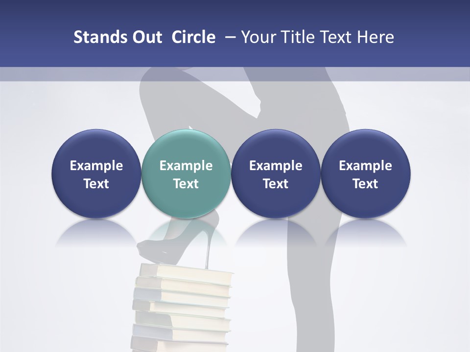 Smart Research Woman PowerPoint Template