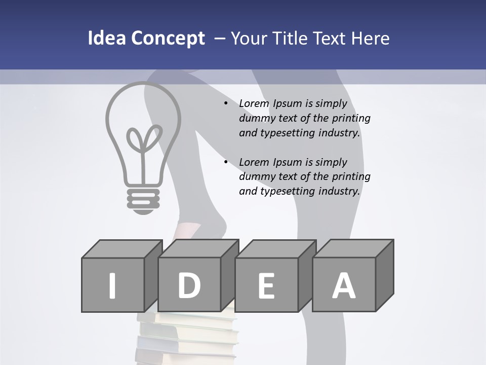 Smart Research Woman PowerPoint Template