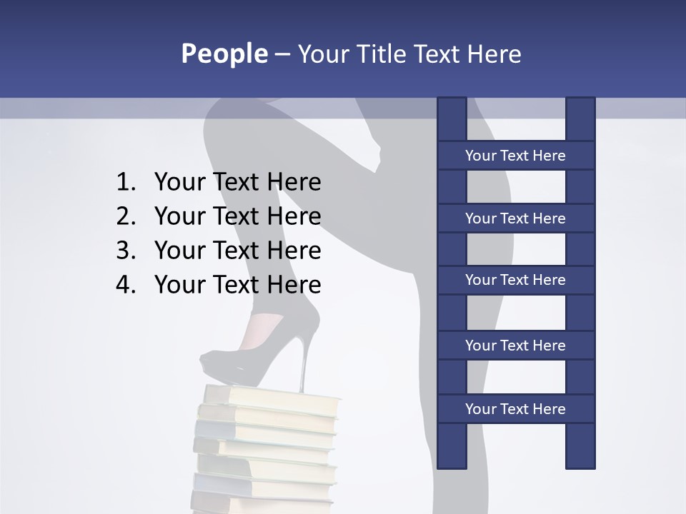 Smart Research Woman PowerPoint Template