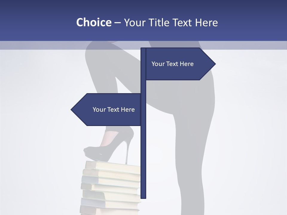 Smart Research Woman PowerPoint Template