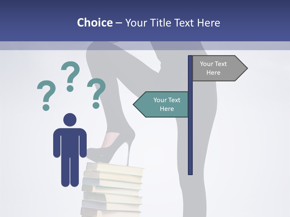 Smart Research Woman PowerPoint Template