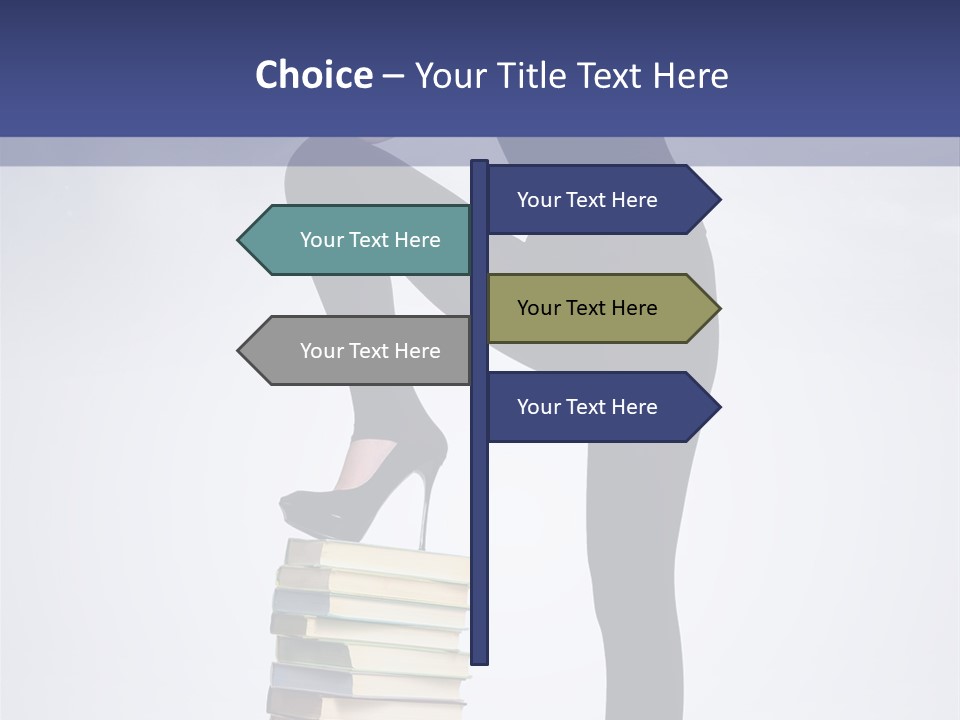Smart Research Woman PowerPoint Template