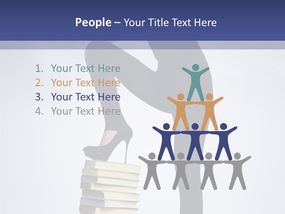 Smart Research Woman PowerPoint Template