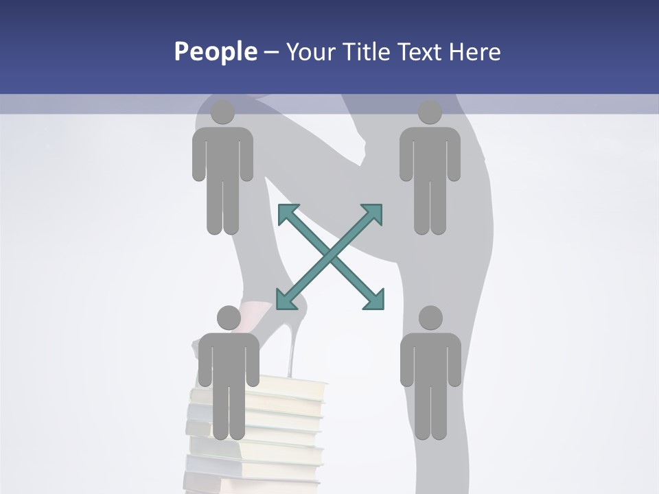 Smart Research Woman PowerPoint Template