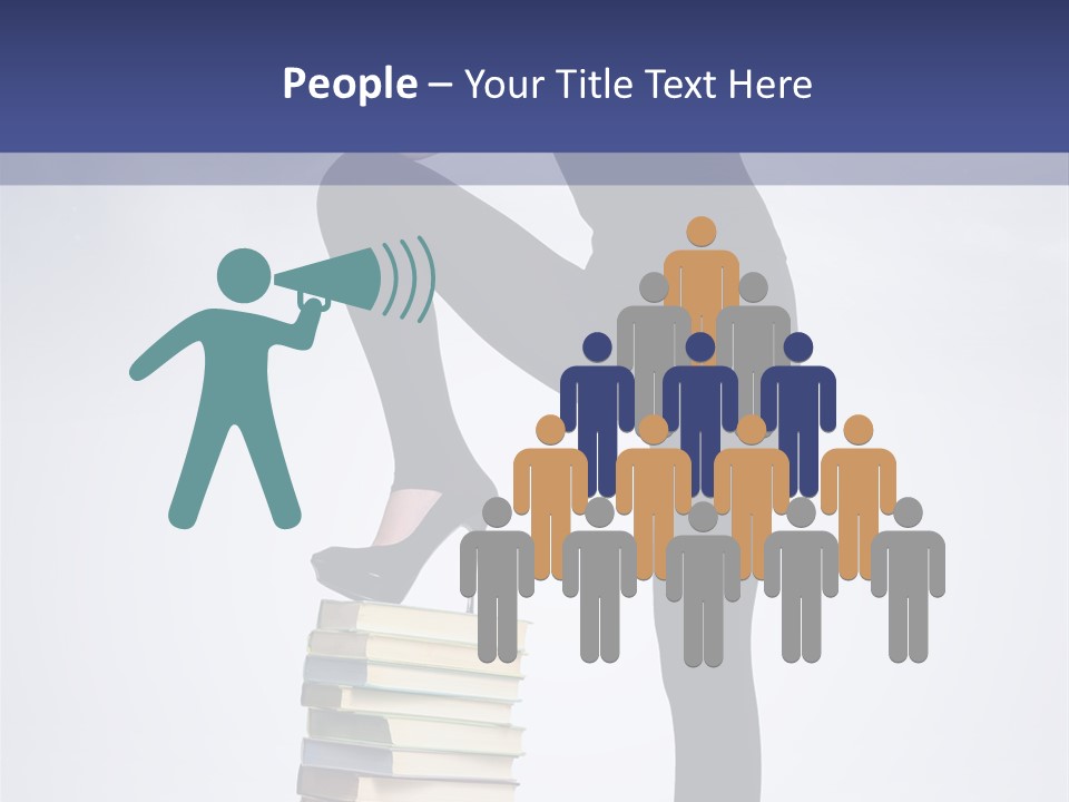 Smart Research Woman PowerPoint Template