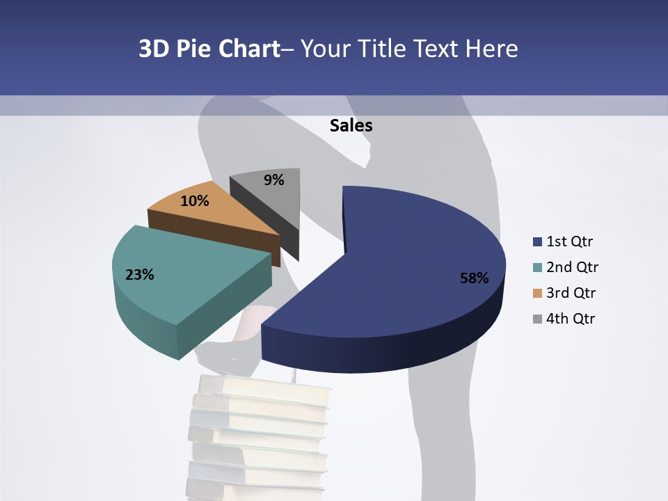 Smart Research Woman PowerPoint Template