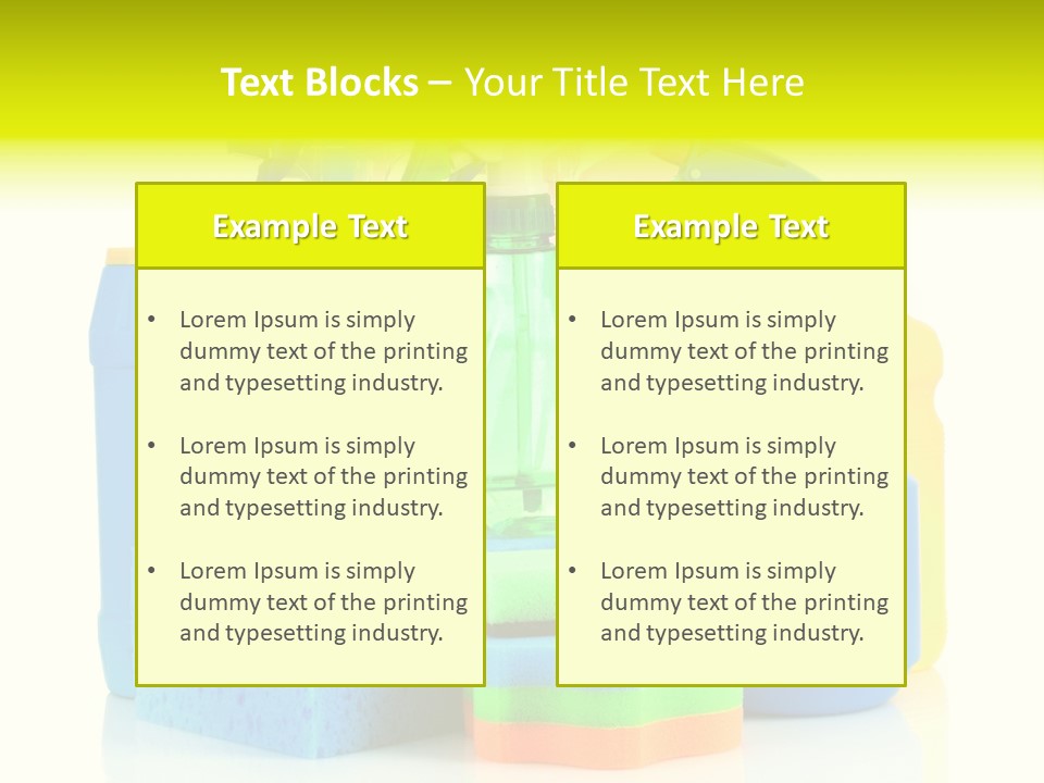 Spray Home Detergent PowerPoint Template