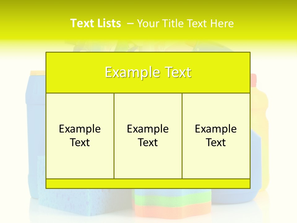 Spray Home Detergent PowerPoint Template