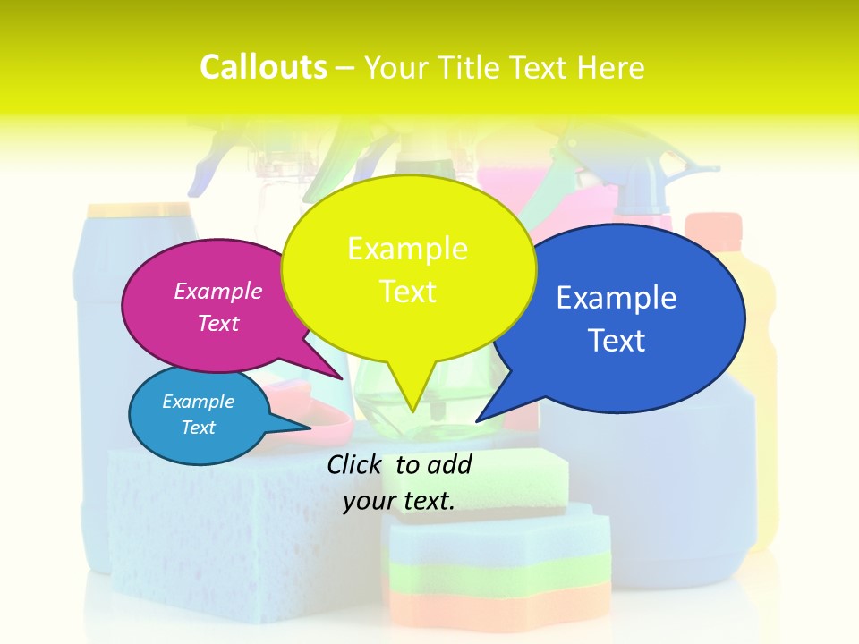 Spray Home Detergent PowerPoint Template