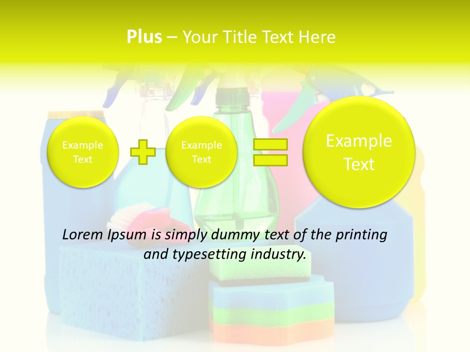 Spray Home Detergent PowerPoint Template