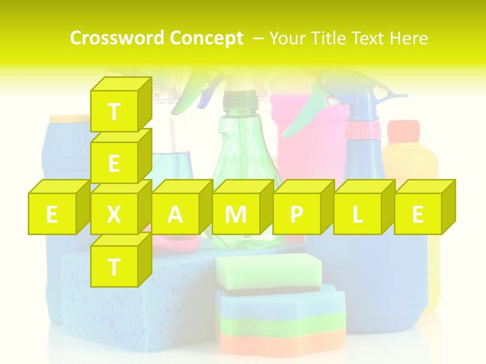 Spray Home Detergent PowerPoint Template