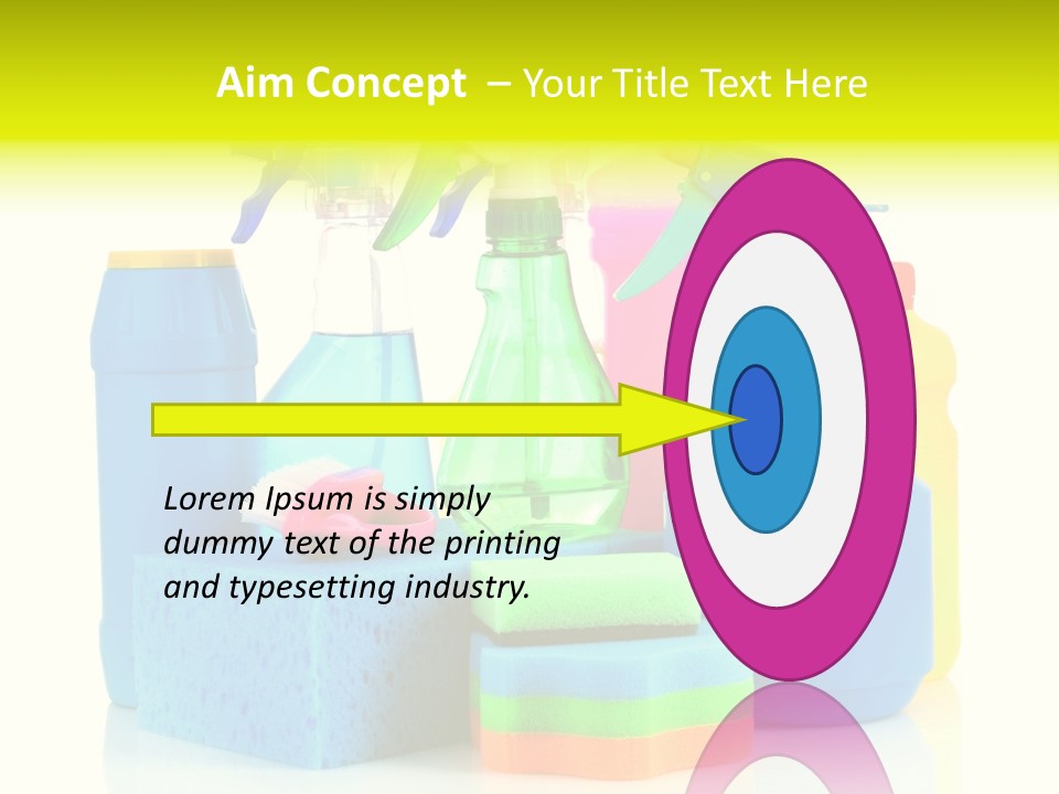 Spray Home Detergent PowerPoint Template