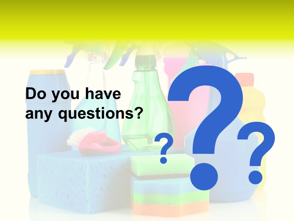 Spray Home Detergent PowerPoint Template