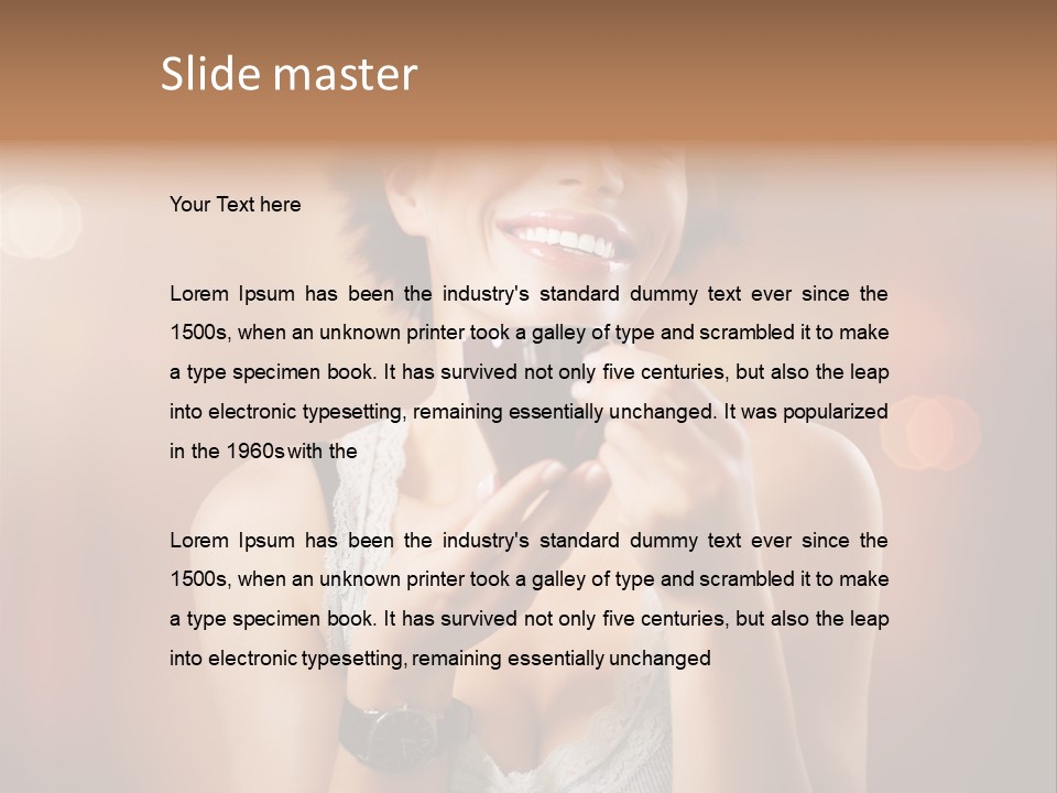 Flavor Casual Brunette PowerPoint Template