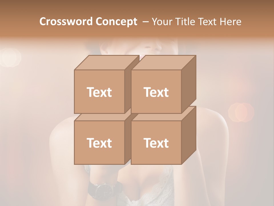 Flavor Casual Brunette PowerPoint Template