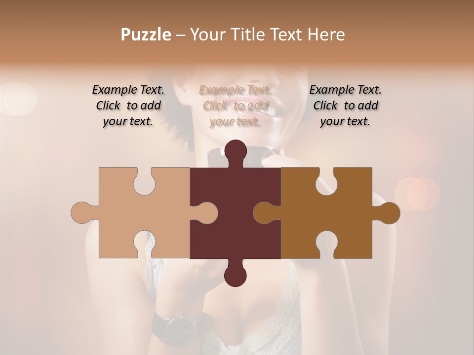 Flavor Casual Brunette PowerPoint Template