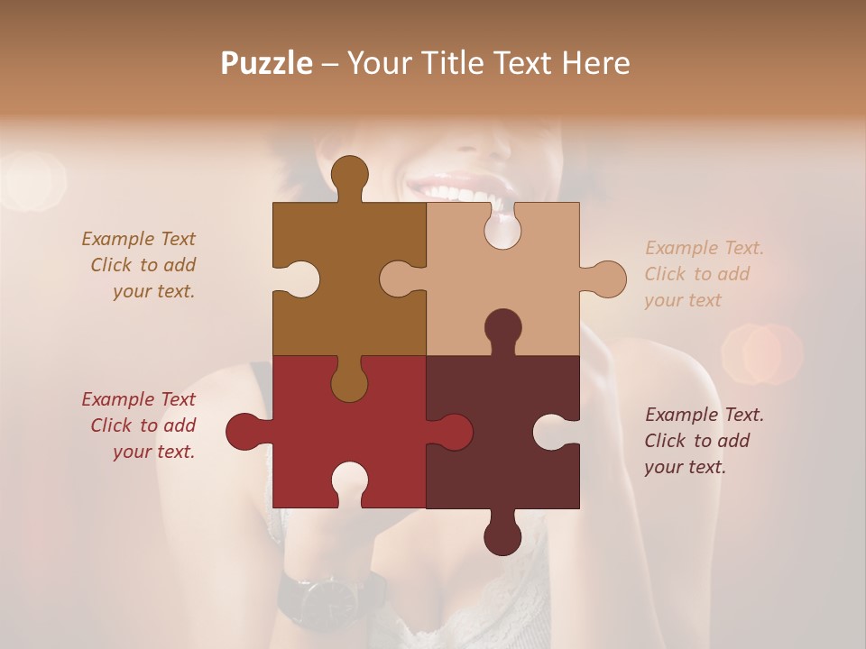 Flavor Casual Brunette PowerPoint Template