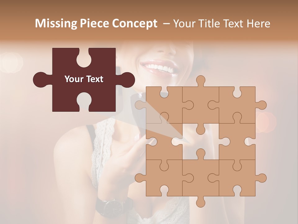 Flavor Casual Brunette PowerPoint Template