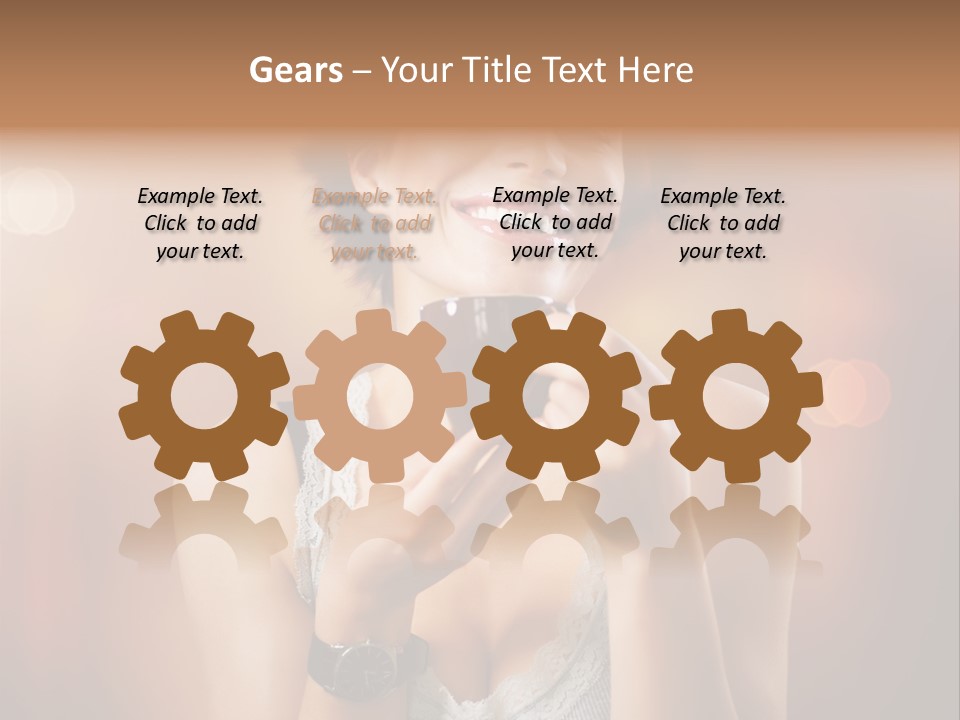 Flavor Casual Brunette PowerPoint Template