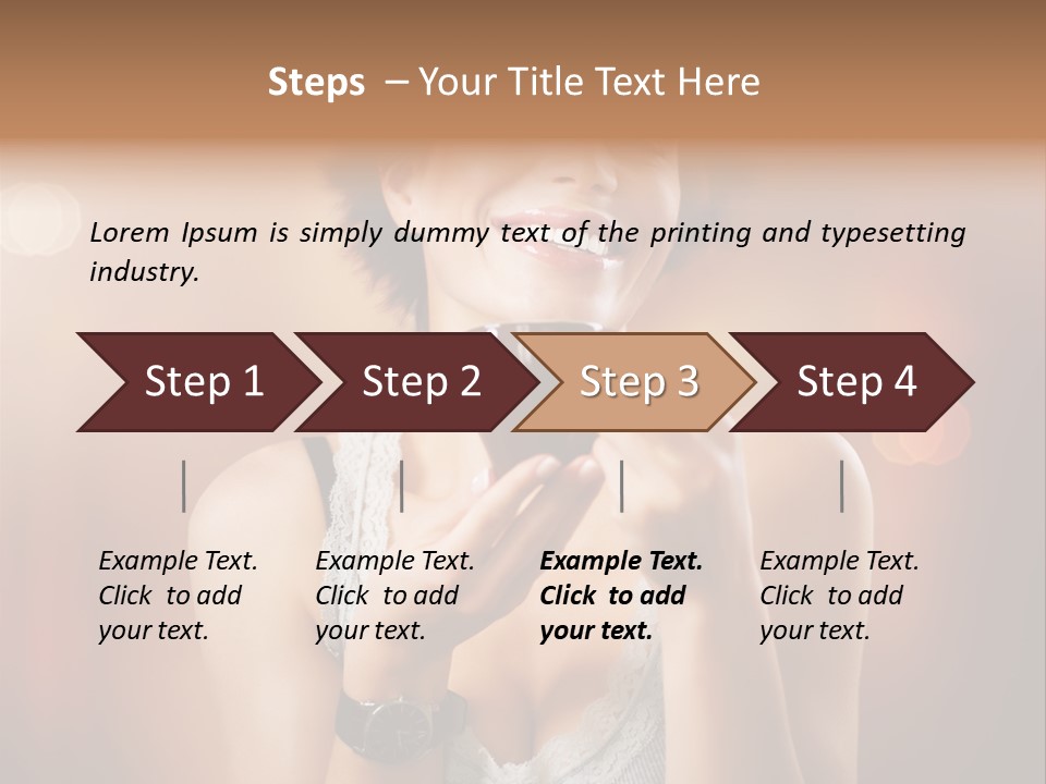 Flavor Casual Brunette PowerPoint Template