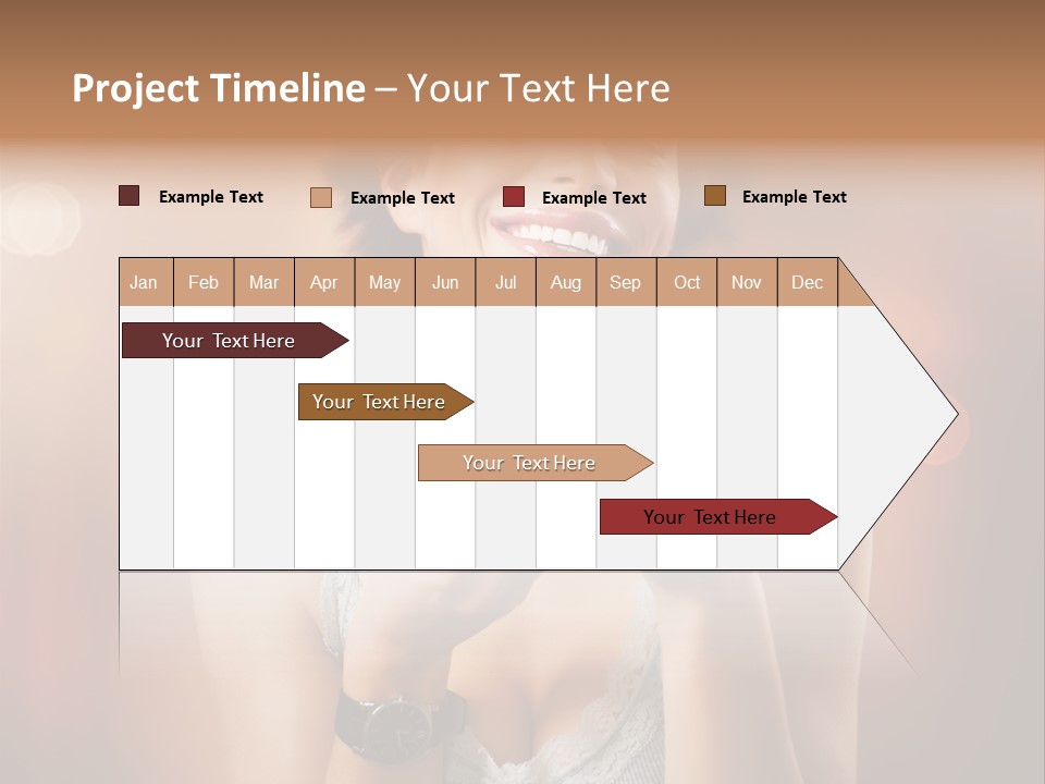 Flavor Casual Brunette PowerPoint Template