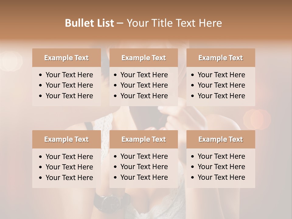 Flavor Casual Brunette PowerPoint Template