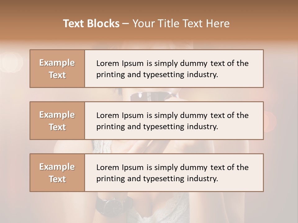 Flavor Casual Brunette PowerPoint Template