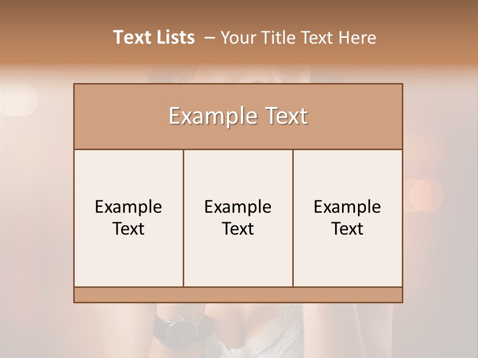 Flavor Casual Brunette PowerPoint Template