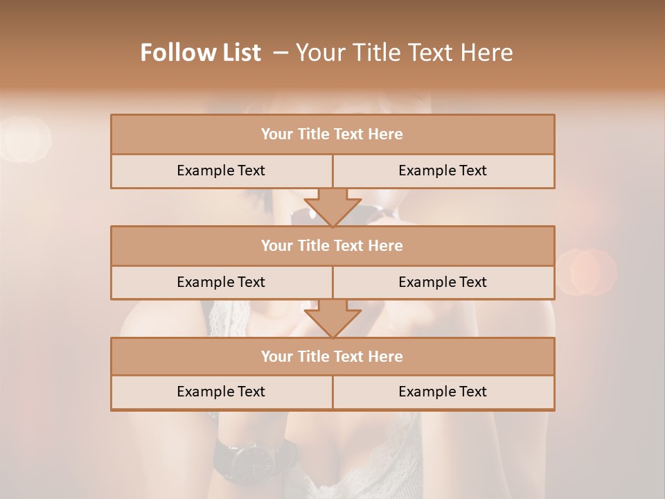 Flavor Casual Brunette PowerPoint Template