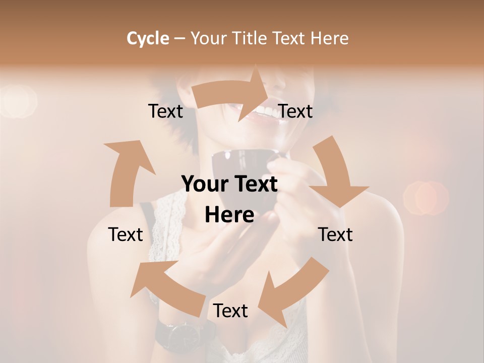 Flavor Casual Brunette PowerPoint Template