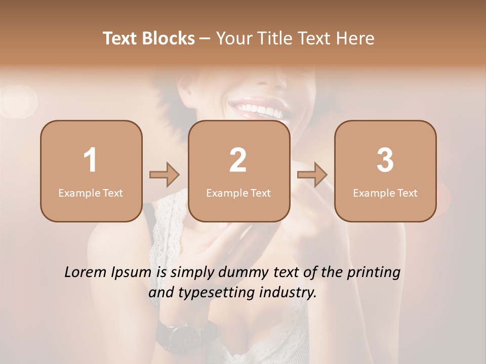 Flavor Casual Brunette PowerPoint Template