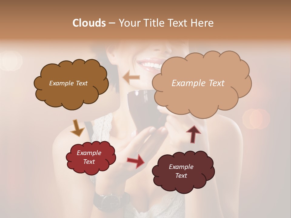 Flavor Casual Brunette PowerPoint Template