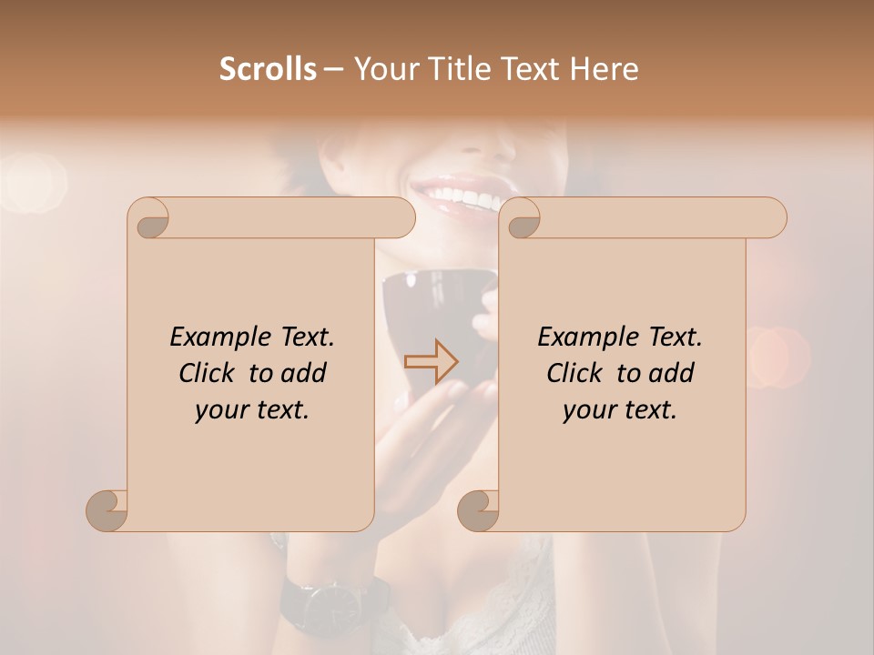 Flavor Casual Brunette PowerPoint Template