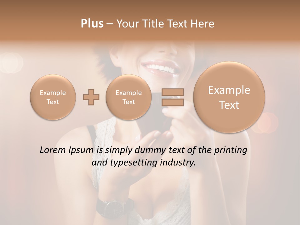 Flavor Casual Brunette PowerPoint Template