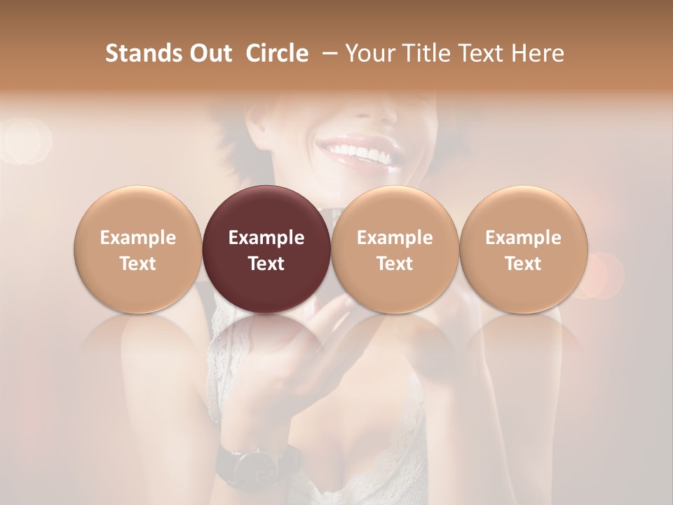 Flavor Casual Brunette PowerPoint Template