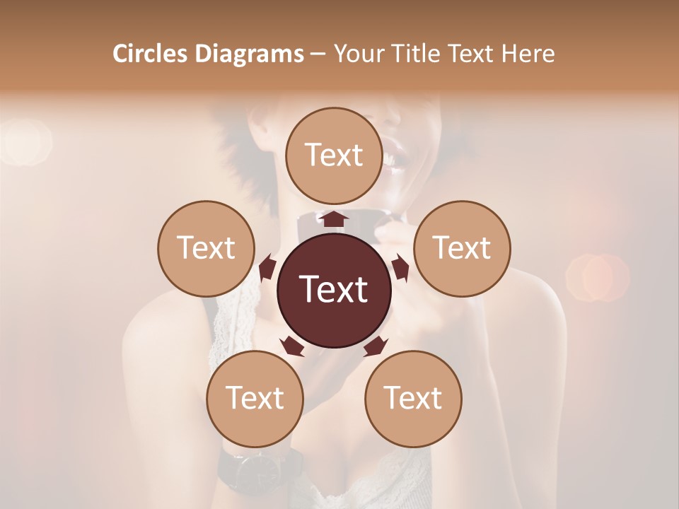 Flavor Casual Brunette PowerPoint Template