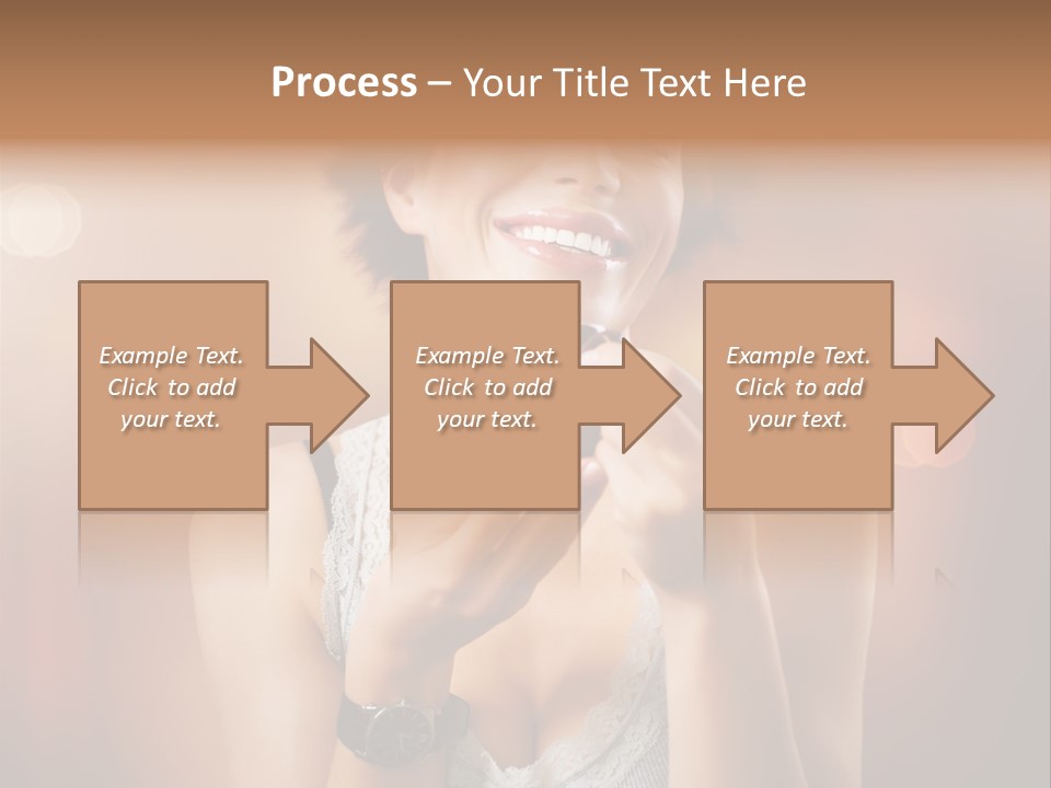 Flavor Casual Brunette PowerPoint Template