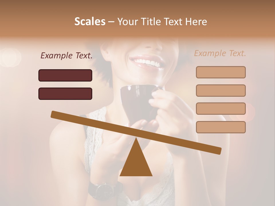 Flavor Casual Brunette PowerPoint Template