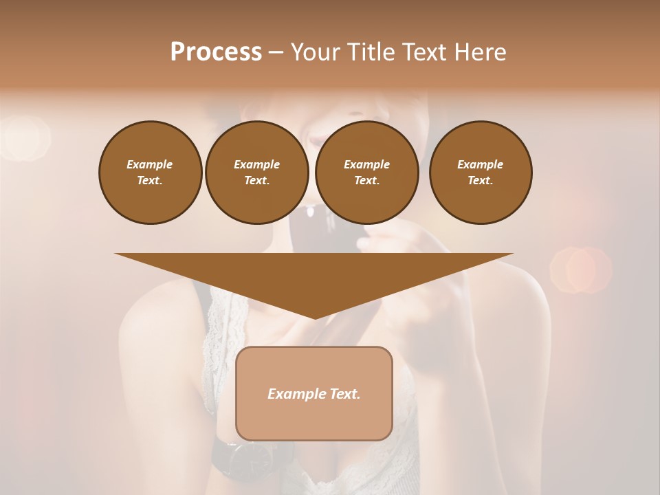 Flavor Casual Brunette PowerPoint Template