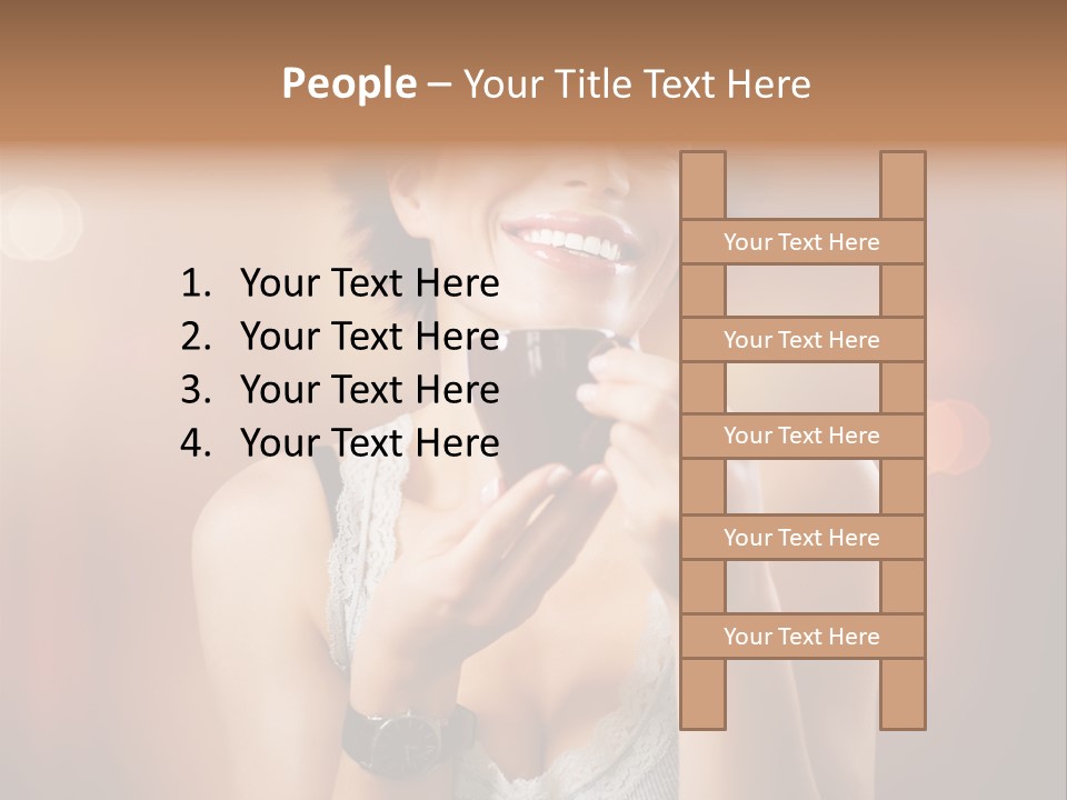 Flavor Casual Brunette PowerPoint Template