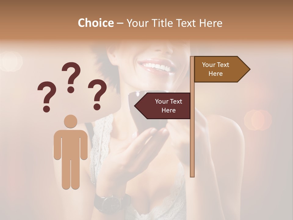 Flavor Casual Brunette PowerPoint Template