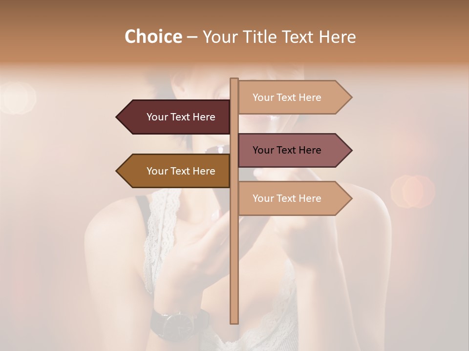 Flavor Casual Brunette PowerPoint Template