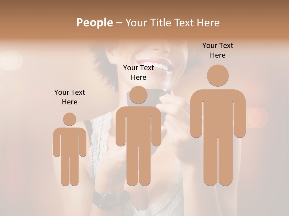 Flavor Casual Brunette PowerPoint Template